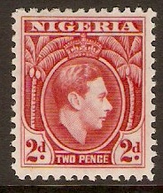 Nigeria 1938 2d Rose-red. SG52a.