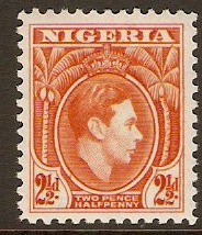 Nigeria 1938 2d Orange. SG52b.