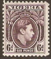 Nigeria 1938 6d Blackish purple. SG55.