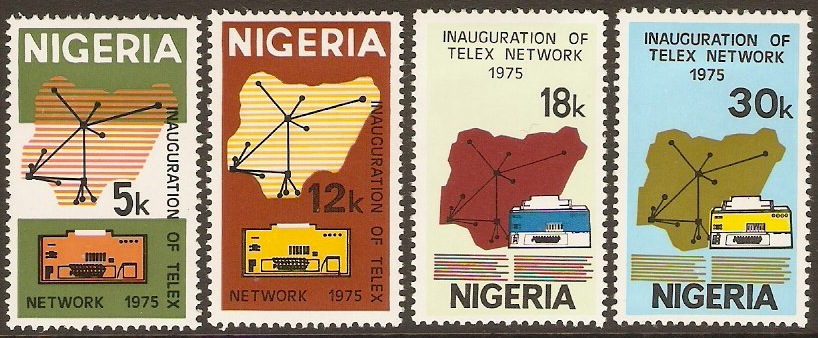 Nigeria 1975 Telex Network Set. SG331-SG334.
