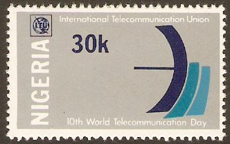 Nigeria 1978 Telecomms. Day Stamp. SG380.