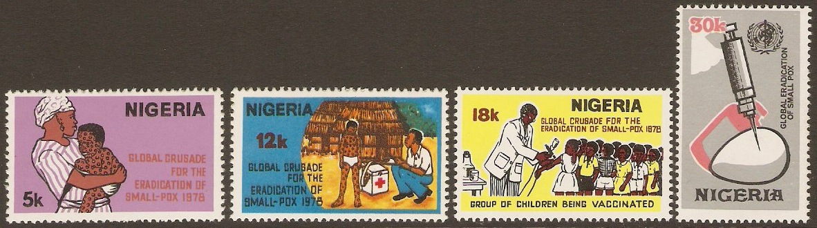 Nigeria 1978 Smallpox Eradication Set. SG384-SG387.