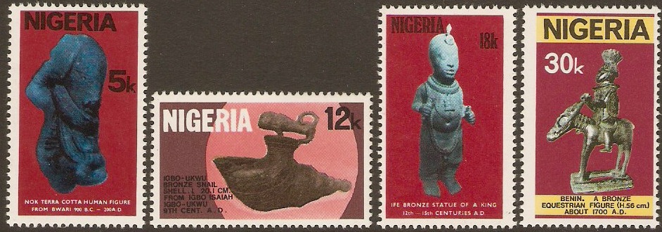 Nigeria 1978 Antiquities Set. SG388-SG391.