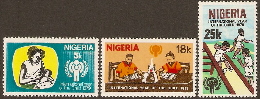 Nigeria 1979 Year of the Child Set. SG397-SG399.