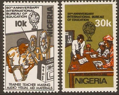 Nigeria 1979 Education Anniversary Set. SG400-SG401.