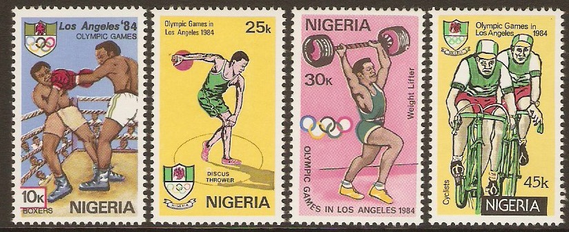 Nigeria 1984 Olympic Games Set. SG476-SG479.