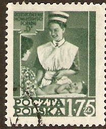 Poland 1953 Health Stamp. SG824.