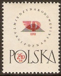 Poland 1958 Poznan Fair Stamp. SG1057.