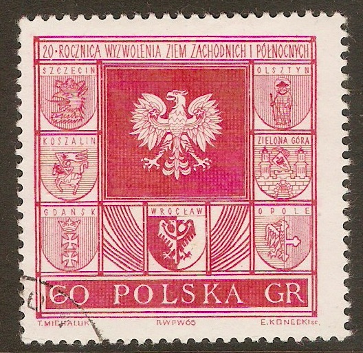 Poland 1965 Restitution Anniversary. SG1561.
