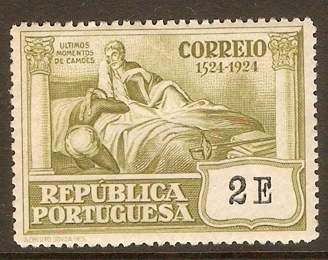 Portugal 1924 2E Camoens Commemoration series. SG624.