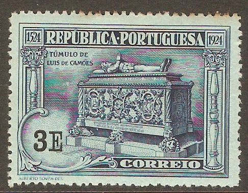 Portugal 1924 3E Camoens Commemoration series. SG626.