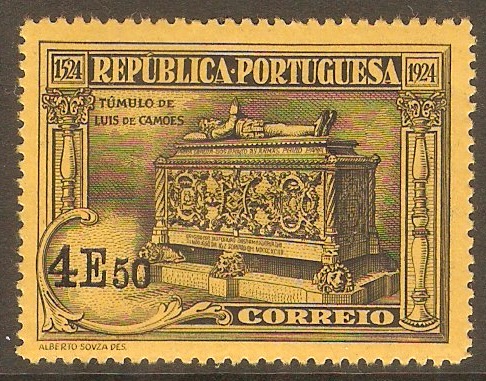 Portugal 1924 4E.50 Camoens Commemoration series. SG628.