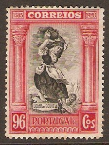 Portugal 1928 96c Scarlet Independence Series. SG792