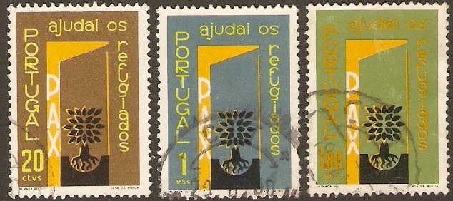 Portugal 1960 Refugee Year Set. SG1166-SG1168.
