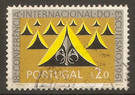 Portugal 1962 20c Scout Conference series. SG1203.