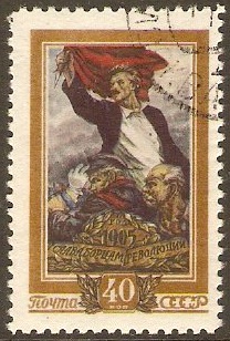Russia 1956 40k 1905 Revolution Anniversary. SG1940.