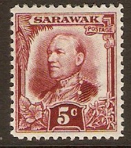 Sarawak 1932 5c Deep lake. SG95.
