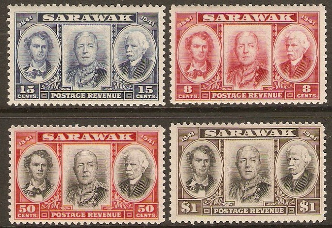 Sarawak 1946 Centenary Set. SG146-SG149.