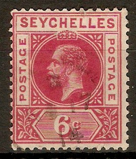 Seychelles 1912 6c carmine-red. SG73.
