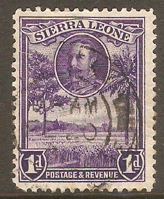 Sierra Leone 1932 1d Violet. SG156.