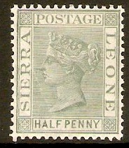 Sierra Leone 1884 d Dull green. SG27.