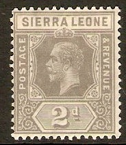 Sierra Leone 1912 2d Greyish slate. SG115.
