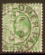 Orange River Colony 1905 d Yellow-green. SG139.