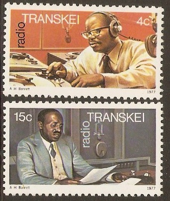 Transkei 1977 Radio Anniversary Set. SG28-SG29.