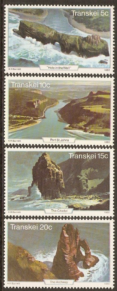 Transkei 1980 Tourism Set. SG79-SG82.
