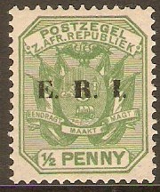 Transvaal 1901 d Green. SG238.