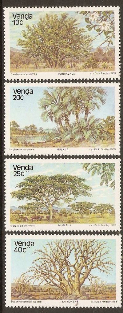 Venda 1983 Indigenous Trees (2nd.Series) Set. SG79-SG82.