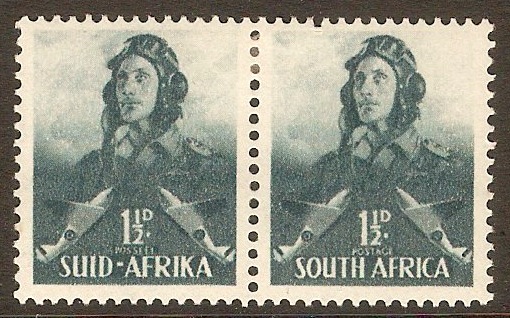 South Africa 1941 1d Myrtle-green. SG90.
