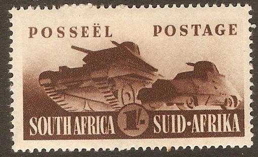 South Africa 1941 1s Brown. SG96.