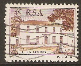 South Africa 1975 4c Language Movement Stamp. SG384.