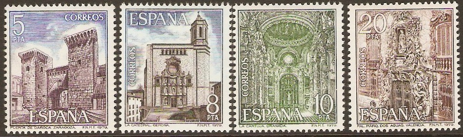 Spain 1979 Tourism Set. SG2575-SG2578.
