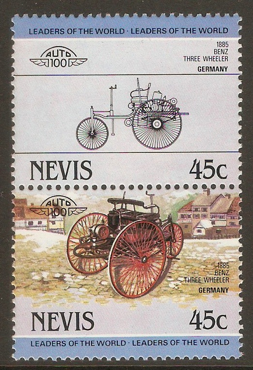 Nevis 1984 45c Automobiles (1st.series). SG173-SG174.