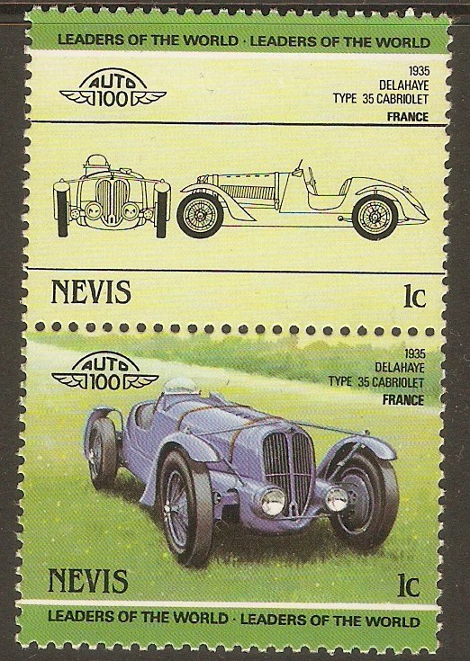 Nevis 1985 1c Automobiles (3rd.series). SG249-SG250.