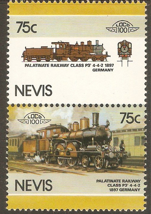 Nevis 1986 75c Railway Locos (6th. Series). SG433-SG434.