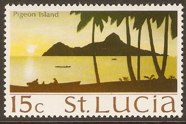 St Lucia 1970 15c Views Series. SG283.