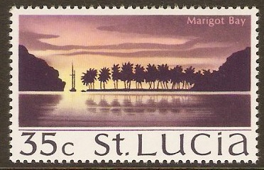 St Lucia 1970 35c Views Series. SG285.
