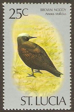 St Lucia 1976 25c Birds Series. SG424a.