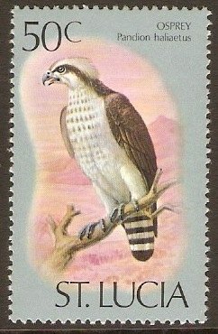 St Lucia 1976 50c Birds Series. SG426.