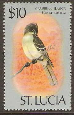 St Lucia 1976 $10 Birds Series. SG430a.