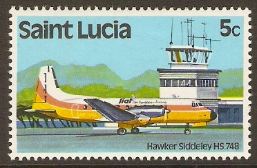 St Lucia 1980 5c Transport Series. SG537.