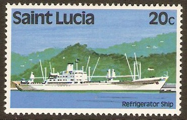 St Lucia 1980 20c Transport Series. SG540.
