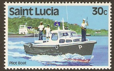 St Lucia 1980 30c Transport Series. SG542.