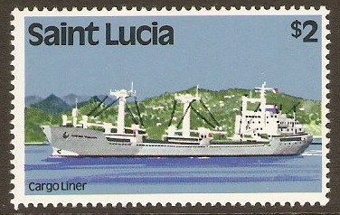 St Lucia 1980 $2 Transport Series. SG546.