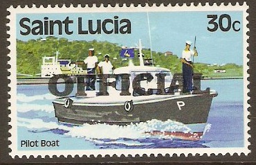 St Lucia 1983 30c Official Stamp. SGO6.