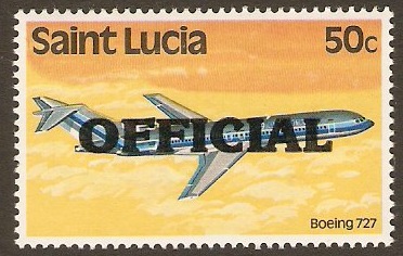 St Lucia 1983 50c Official Stamp. SGO7.