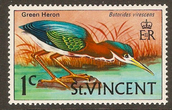 St Vincent 1970 1c Birds series. SG286a.